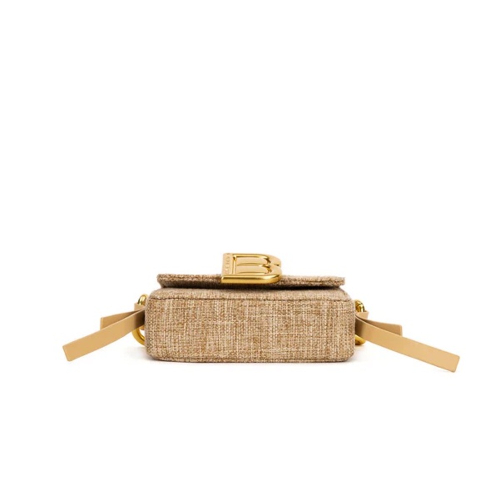 Brandon Blackwood Micro Nia Bag- Beige Linen - Picture 8 of 8